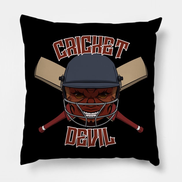 Cricket Devil Pillow by RampArt