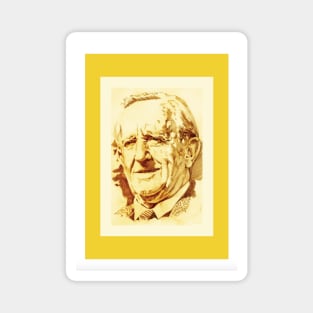 J. R. R. Tolkien (golden) Magnet