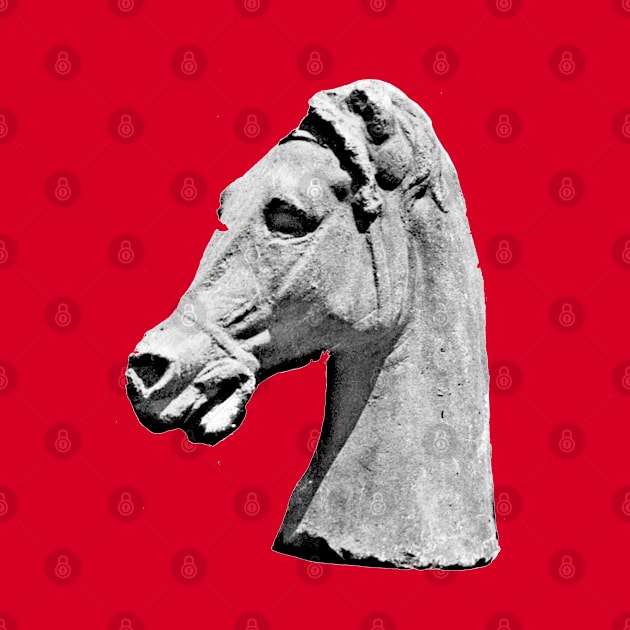 Aesthetic ////// Greek Horse Statue Design by DankFutura