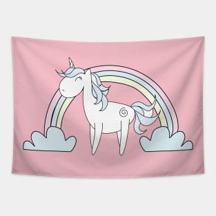 Rainbows and Unicorns Tapestry