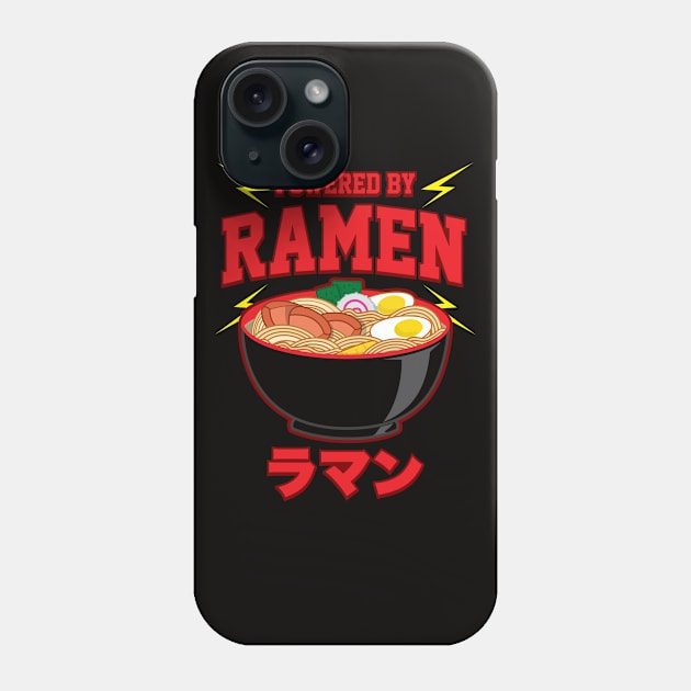 Powered by Ramen Noodles Phone Case by Hixon House