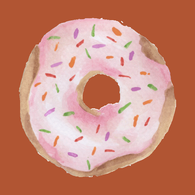 Pink Doughnut by Sarabirawi8