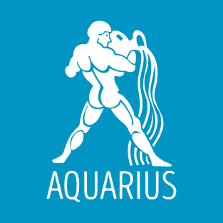 Astrological Zodiac Tee Shirts - Aquarius the Water-Bearer T-Shirt