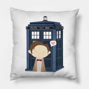 TARDIS and 11th Pillow