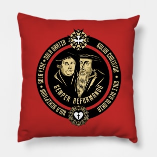 Reformation of Luther and Calvin Pillow