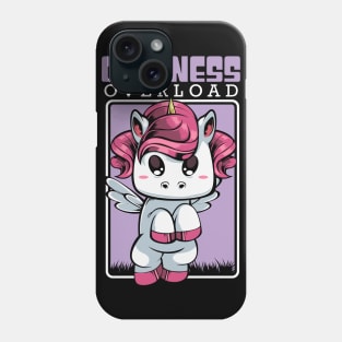 Unicorn - Cuteness Overload - Cute Kawaii Phone Case