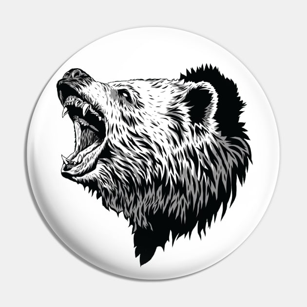 Vector Bear Pin by mattleckie