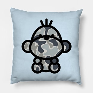 Camo Chimp Camouflage Chimpanzee Pillow