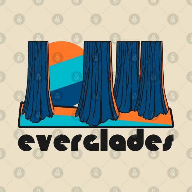 Retro Everglades ))(( Tourist Souvenir National Park Design by darklordpug