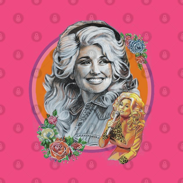 Dolly Parton Art by Chris Hoffman Art