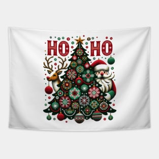 Funny Ho Ho Santa Tapestry