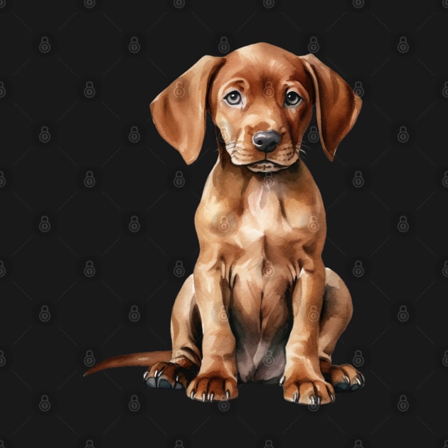 Puppy  Vizsla by DavidBriotArt