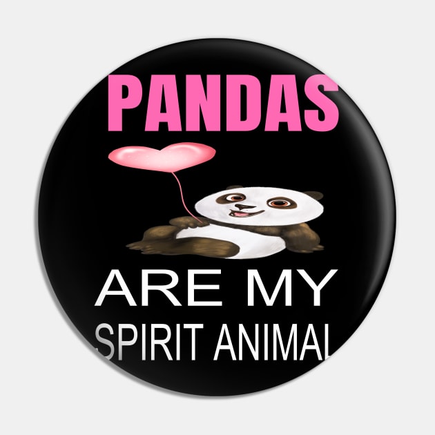 Pandas are my spirit animal Pin by houssem