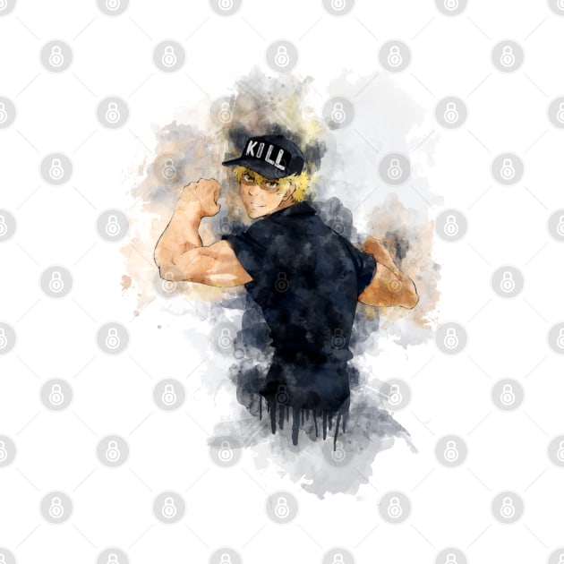 Cells at Work - Killer T Cell *watercolor* by Stylizing4You