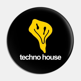 TECHNO HOUSE - DEFORM FACE YELLOW EDITION Pin