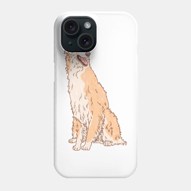 Borzoi Phone Case by Csieben