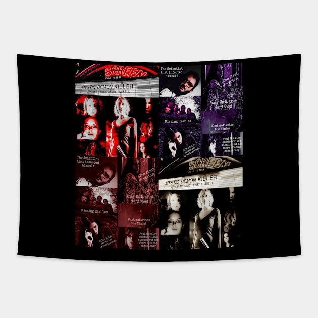 Mystic Demon Killer story art Tapestry by Fussell Films