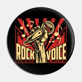 Rock Voice Pin