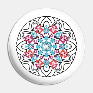 mandala Clamber drawingmandala Skip Craft Pin