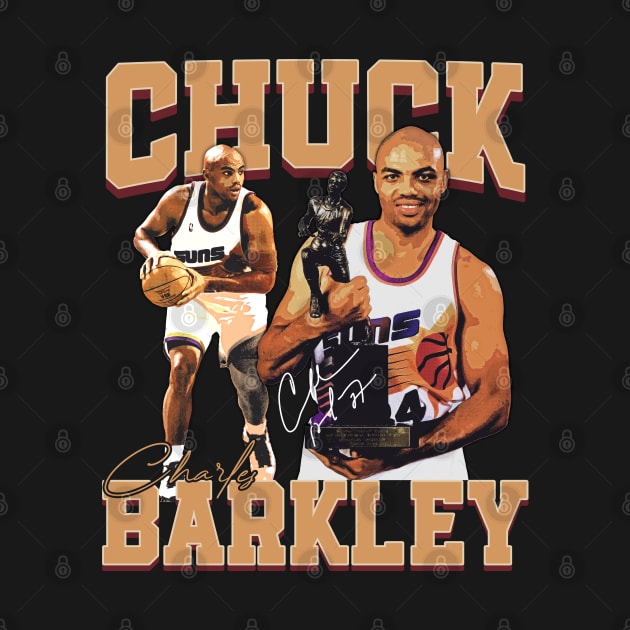 Charles Barkley The Chuck Basketball Legend Signature Vintage Retro 80s 90s Bootleg Rap Style by CarDE