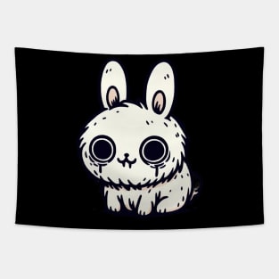 Cute horror rabbit Tapestry