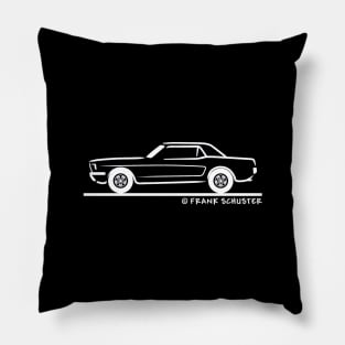 1964 Mustang Hardtop Coupe Pillow