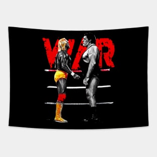 WAR!!! Andre the giant vs hulk hogan -Legends Tapestry