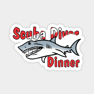 Scuba Diver - Dinner Magnet