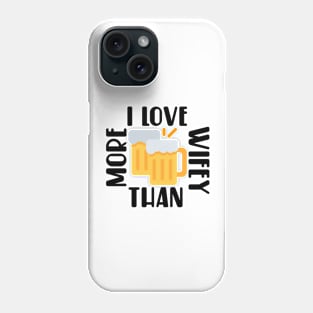 Beer love funny artwork Phone Case