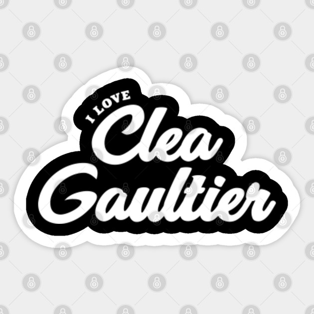 I Love Clea Gaultier Porn Star Sticker Teepublic