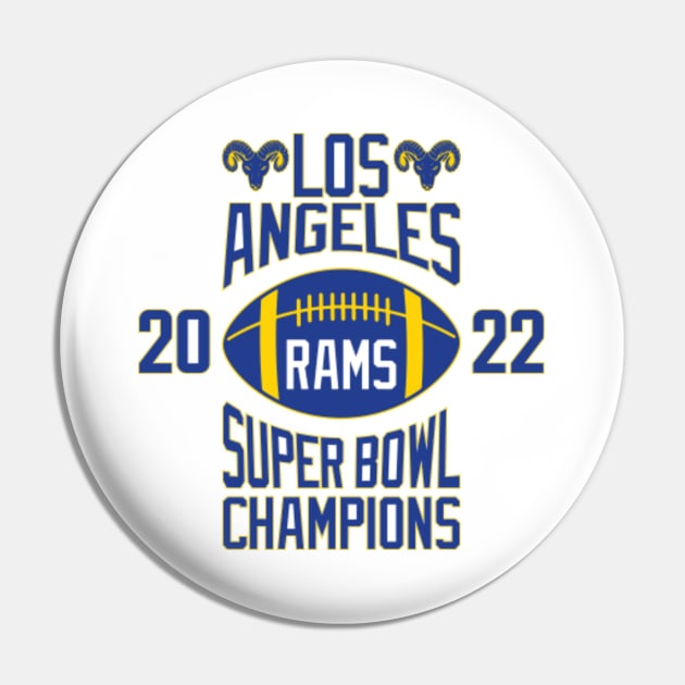 Los Angeles Super bowl Champions 2022 - Rams - Pin