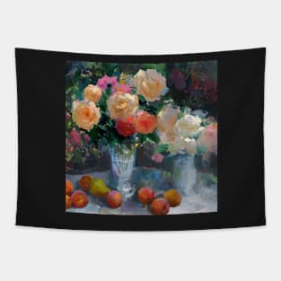 Roses & Fruits Tapestry