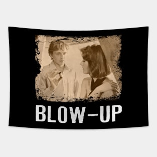 Antonioni's Vision BlowUp Movie Shirt Evoking the Timeless Aesthetic and Plot Twists of the Sixties Classic Tapestry