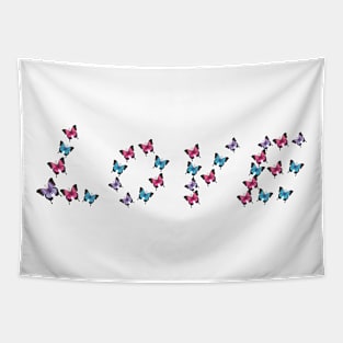 Cute buttery fly design Tapestry