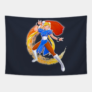 Chun Li Street Fighter II Tapestry