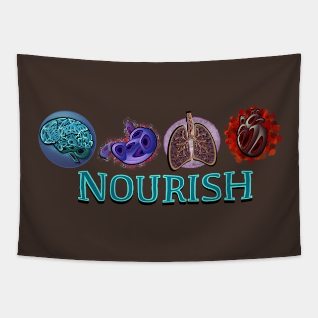 Nourish Tapestry by Zenferren