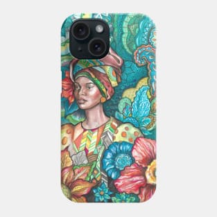 African Flower Phone Case