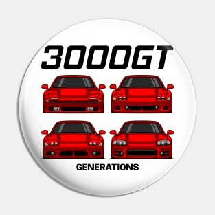 3000GT JDM Legend Generations Pin