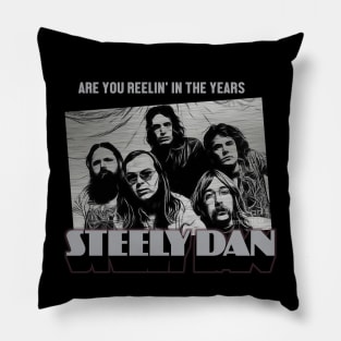 steely dan monocrome Pillow