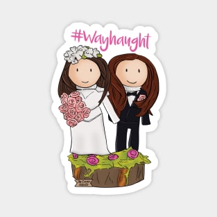 Wayhaught Wedding cake topper Magnet