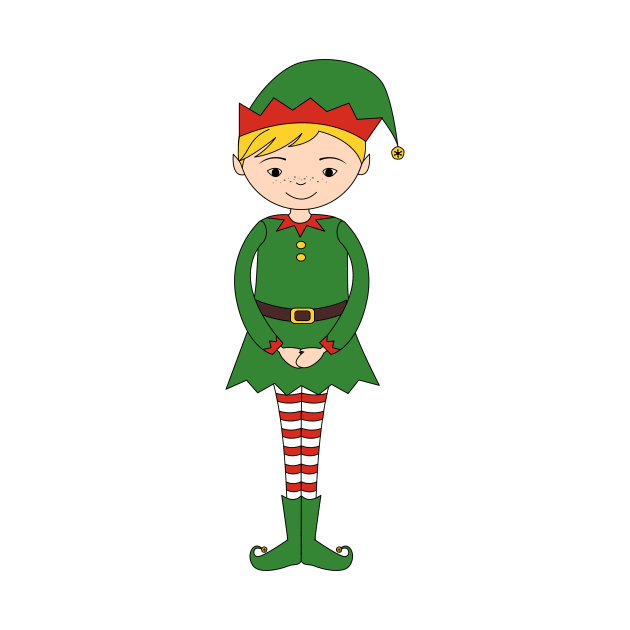 Christmas Elf Boy Digital Art | Christmas Special | illusima by illusima