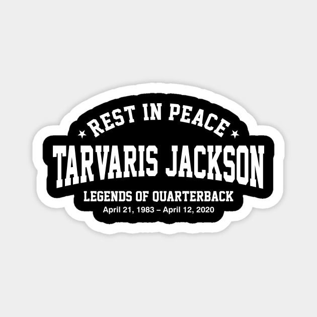 RIP tarvaris jackson Magnet by penakucerdas