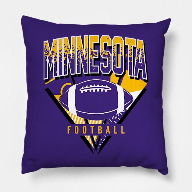 Minnesota Football Retro Gameday Pillow by funandgames