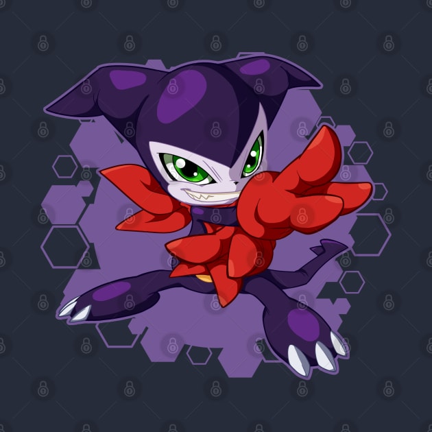 Impmon Chibi by PRPrints