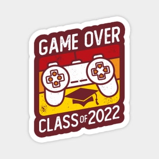 Game Over Class of 2022 Video Game Gamer Magnet