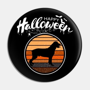 Funny Happy Halloween Beautiful Rottweiler Men Women Kids Pin