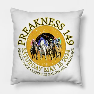 149th Preakness Stakes 2024 design Pillow
