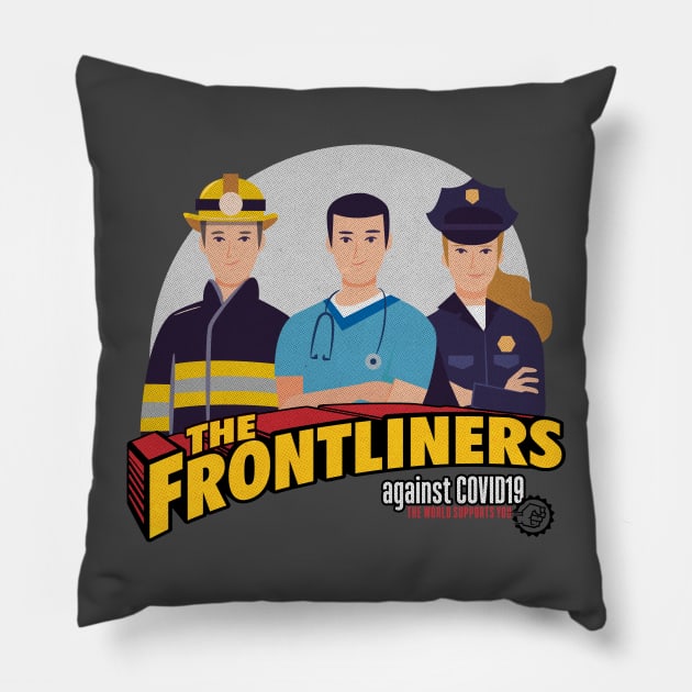 The Frontliners 3 Pillow by opippi