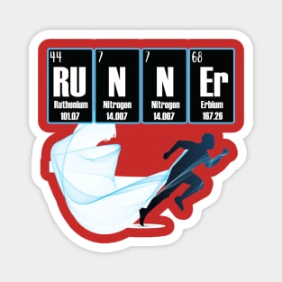 Runner Periodic Table Elements Magnet