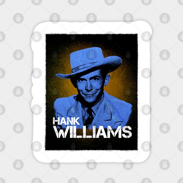 Hank Williams Magnet by instri